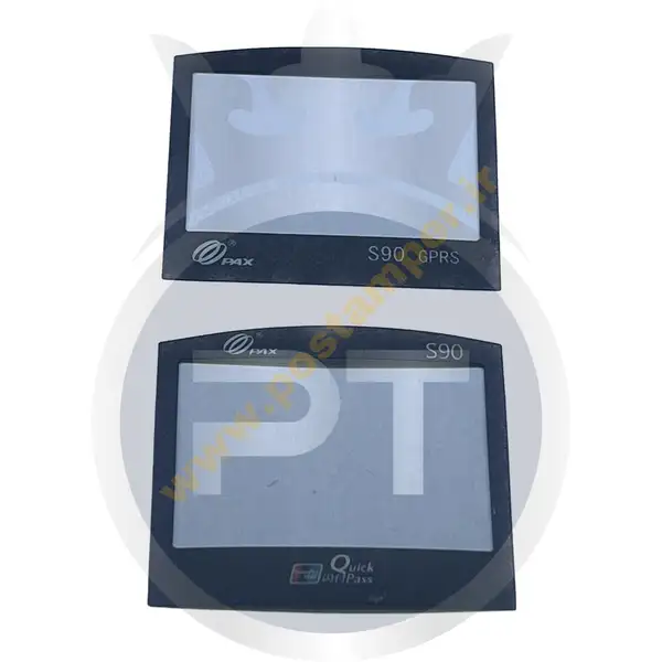 لیبل کاغذی دور ال سی دی مخصوص PAX S90 سیاه و سفید