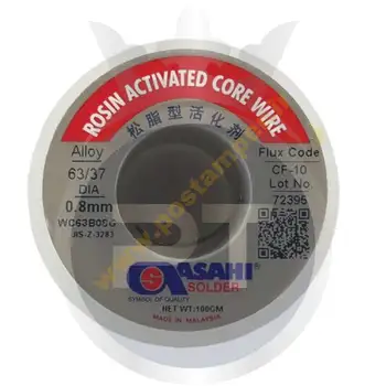 سیم قلع 100 گرمی آساهی Asahi قطر 0.8 میلی متر