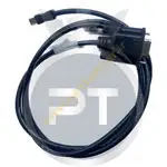 کابل نصب برنامه و تغییر سریال (RS232) PAX S90 تک پورت(خاکستری) thumb 1