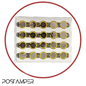 (بسته 20 عددی) باتری بکاپ پلیت فابریکی 2032 پایه بلند