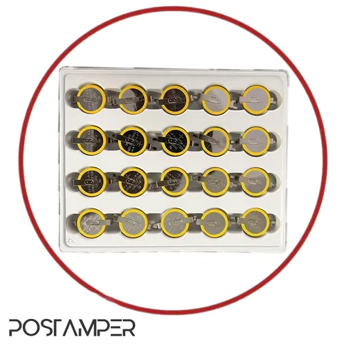 (بسته 20 عددی) باتری بکاپ پلیت فابریکی 2032 پایه بلند